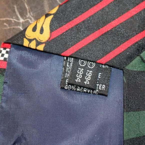 1994 lakeside apparel tie hanna barbera cravate flintstones Hucklebery hound - Picture 8 of 9